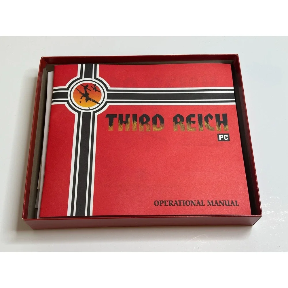 Third Reich PC Game 1996 BIG BOX AVALON HILL WORLD WAR II True Complete NM